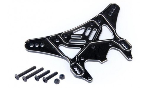 CNC Alloy 8MM Rear Shock Support - BLACK | Losi 5ive